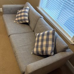 Grey/blue Couch