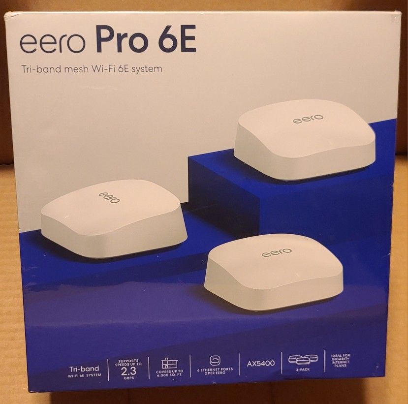 Eero PRO 6E Wi-Fi Network Mesh