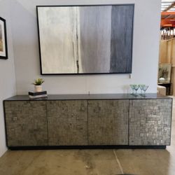 Universal Furniture Cosmo 96-Inch Matte Black Credenza