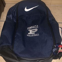 Large Black And Dark Blue Nike Backpack