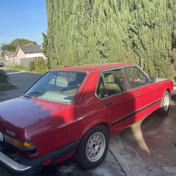 1985 BMW 5series 5 Speed Manual 
