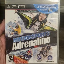 Playstation 3 Ps3 Motionsports Adrenaline Video Game 