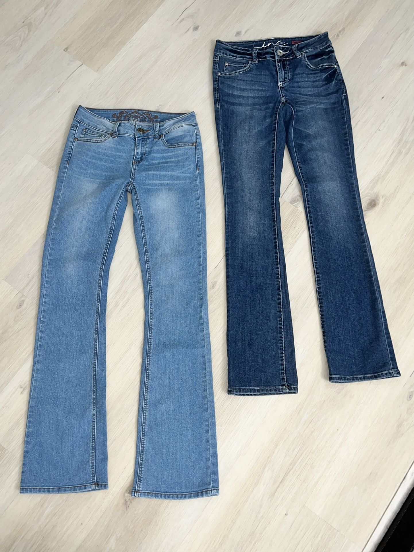 Low Rise Boot Cut Jeans Set