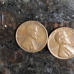 1958 D Penny Error 