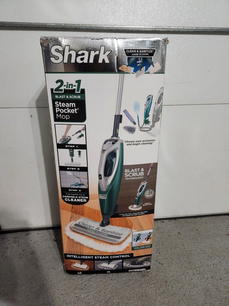Shark 2 In 1 Blast & Scrub Steam Pocket Mop