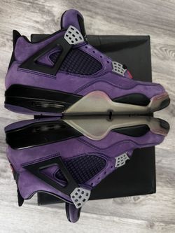 JORDAN 4 TRAVIS SCOTT PURPLE FRIENDS FAMILY