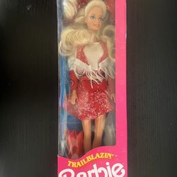Vintage 1991 MATTEL TRAILBLAZIN' BARBIE #2783 SPECIAL EDITION Western Red Outfit