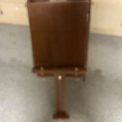 Portable Foldable Wood Paint Easel With paint 