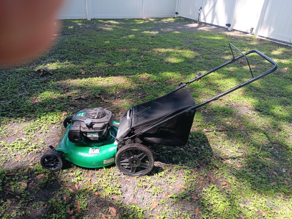 Push Mower With Bag