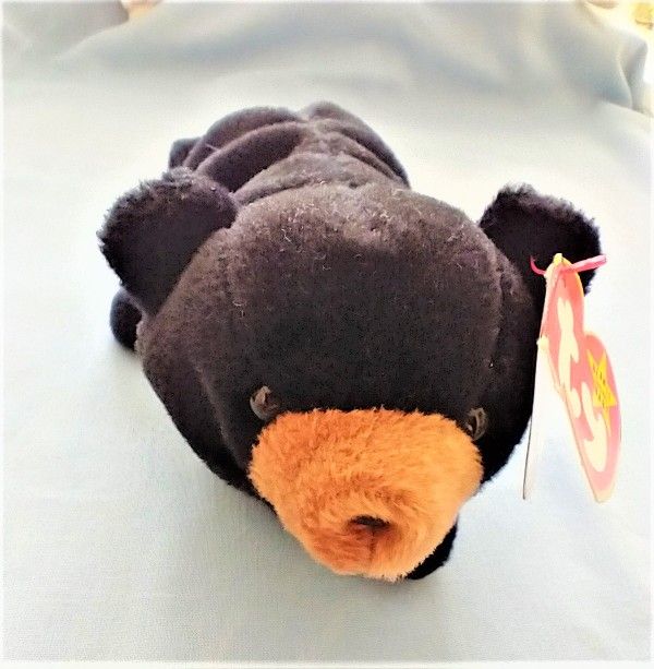 Blackie style 4011 beanie baby bear, --