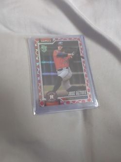 Jose Altuve 2/5 rare baseball card