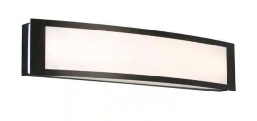 Woodbury 24.5 in. Matte Black Linear LED Vanity Light Bar