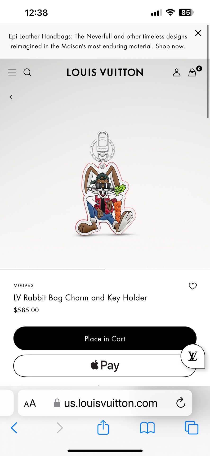 Brand new Louis Vuitton Keychain