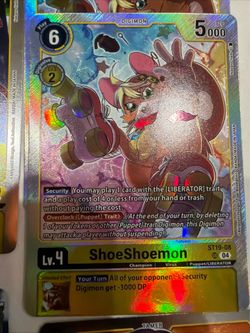 Digimon Card ShoeShoemon ST19-08 SR Holo