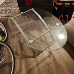 Very Nice Glass  Living Room Table
