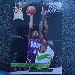 Vin Baker ROOKIE 93-94 Ultra Fleer 1st round draft pick edition