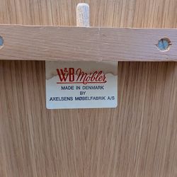 Queen Size Danish Oak W&B Mobler Platform Bed