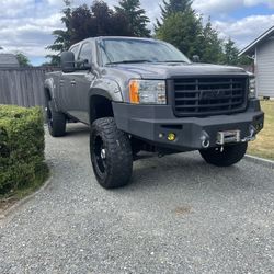 2008-14 GMC SIERRA/SILVERADO FRONT STEEL WINCH BUMPER