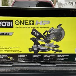 New!!! Ryobi 10” Sliding Minter Saw Kit