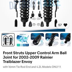 Front Suspension For 05-09 Chevy Trailblazer/GMC Envoy/SAAB 9-7x - BRAND NEW 