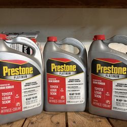 Prestone Platinum Coolant Red