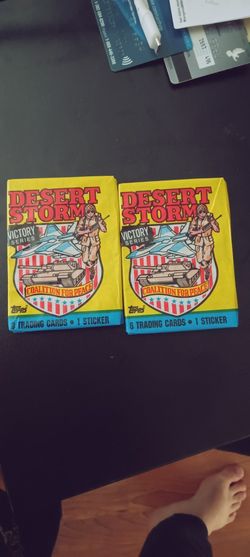 Desert Strom Trading Cards 