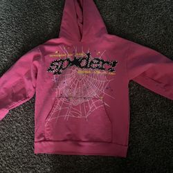 Pink Sp5der V2 Hoodie %100 Authentic 