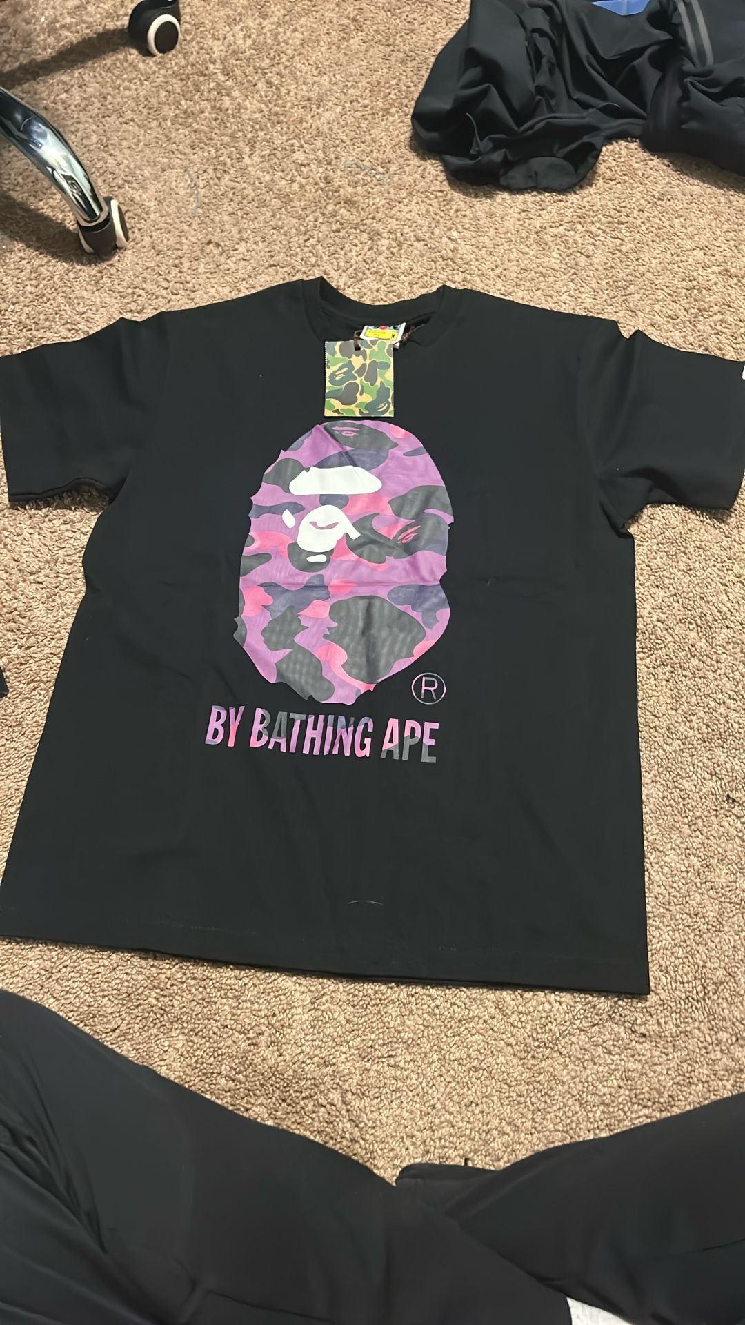 Purple/Black Bape T shirt 