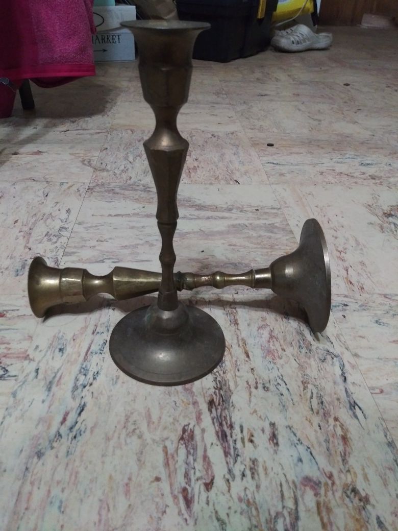 India brass candle sitcks