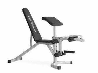 Weider Platinum Utility Workout Bench Preacher Pad Leg Developer Press