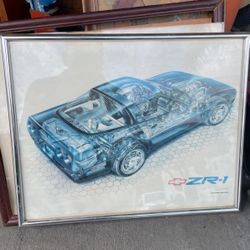 Corvette Zr1 Picture Frame 