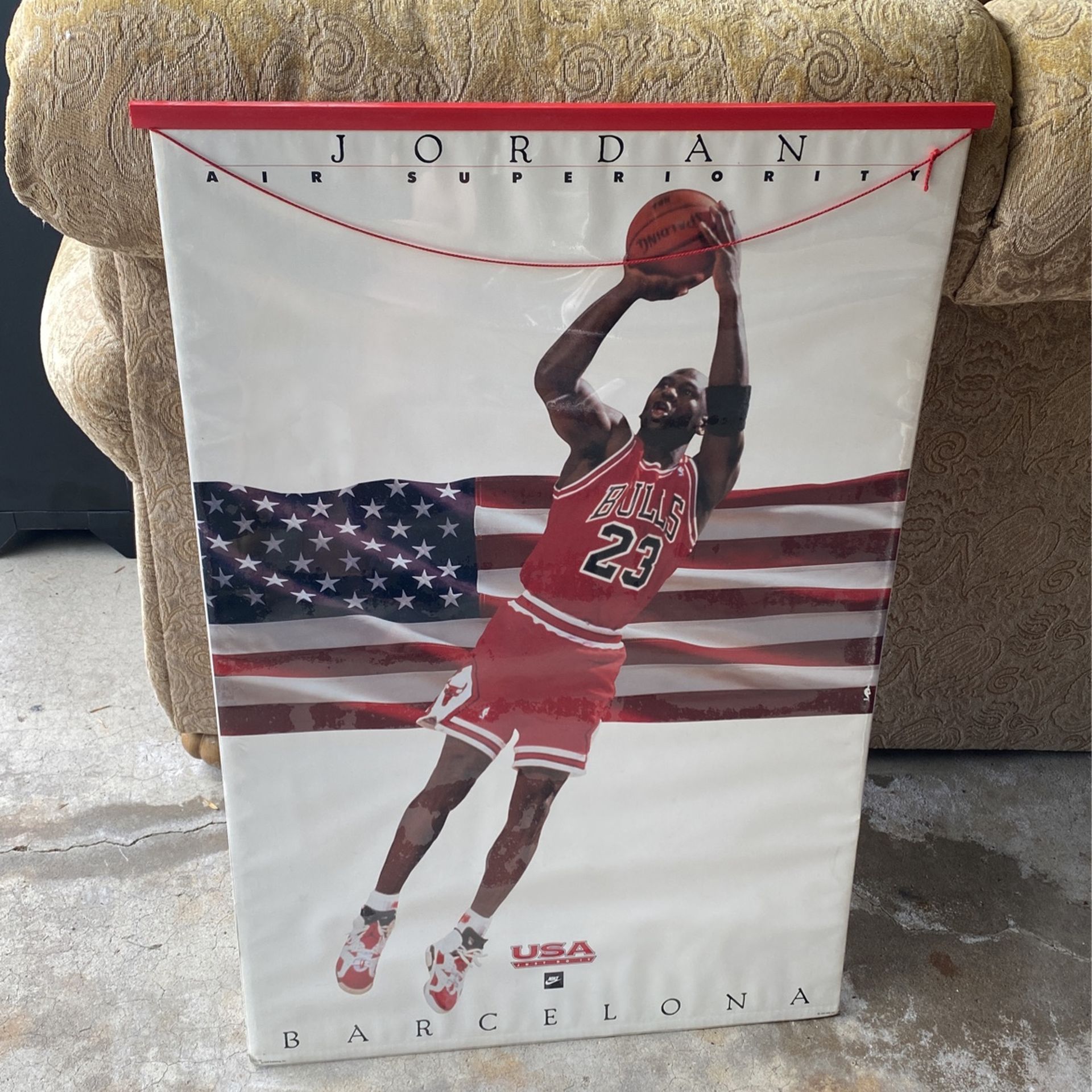 Michael Jordan Barcelona 1992 Nike Poster 23x35