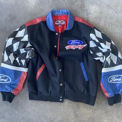 vintage jeff hamilton racing jacket