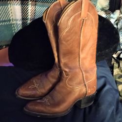 Tony Lama Women's Cowboy Boots Brown Leather