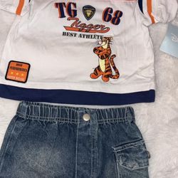 Vintage Brand New Tiger Set 12 Months