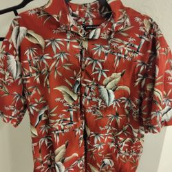 Red Hawaiian Shirt 