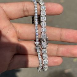 Vvs1 tennis bracelets 8inch 3-6mm throw offers & read description 