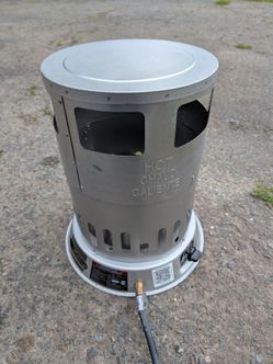 Duna-glo propane heater