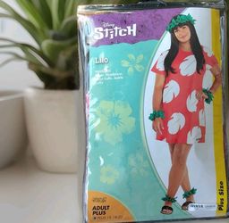 Disney's Lilo Costume Adult Plus Size 1X 18-20 Halloween Party Theme Gift New