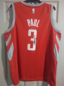 Chris Paul signed Houston rockets jersey size XL