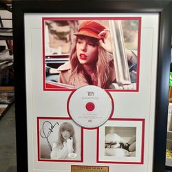 Taylor Swift Signed CD Frame JSA COA 16x20 💯 Real Deal 
