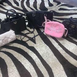 5 Handbag Lot (Juicy couture, true religion)