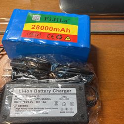 E-bike Li-ion Battery 29.4v 28ah 7s3p Electric Scooter Bicycle Battery