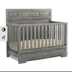 Westwood Convertible Crib Brushed Pewter (foundry)