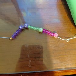 Bracelet# Cute# Purple# Green# Pink#