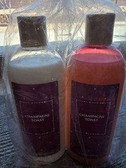 Bath and body works champagne Toast Hair shampoo and conditioner set