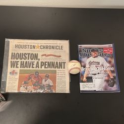 Houston Astros Memorabilia Bundle