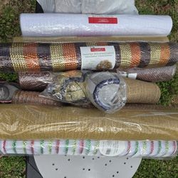 Ribbons And Boards For Making Wreaths 