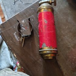 Vintage Fire Extinguisher  1940's Motorcycle Mini Fire Extinguisher