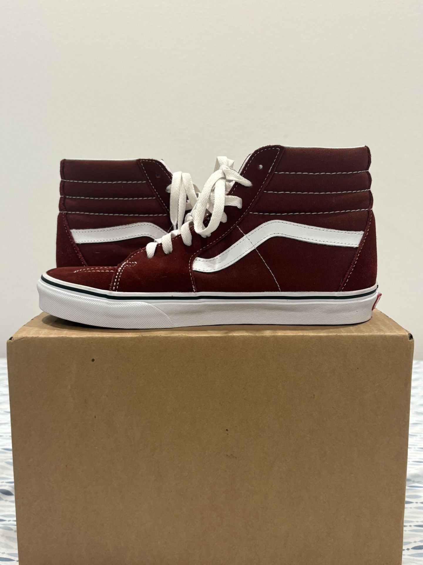 Vans Sk8-Hi – Red High Top (Men’s Size 9)